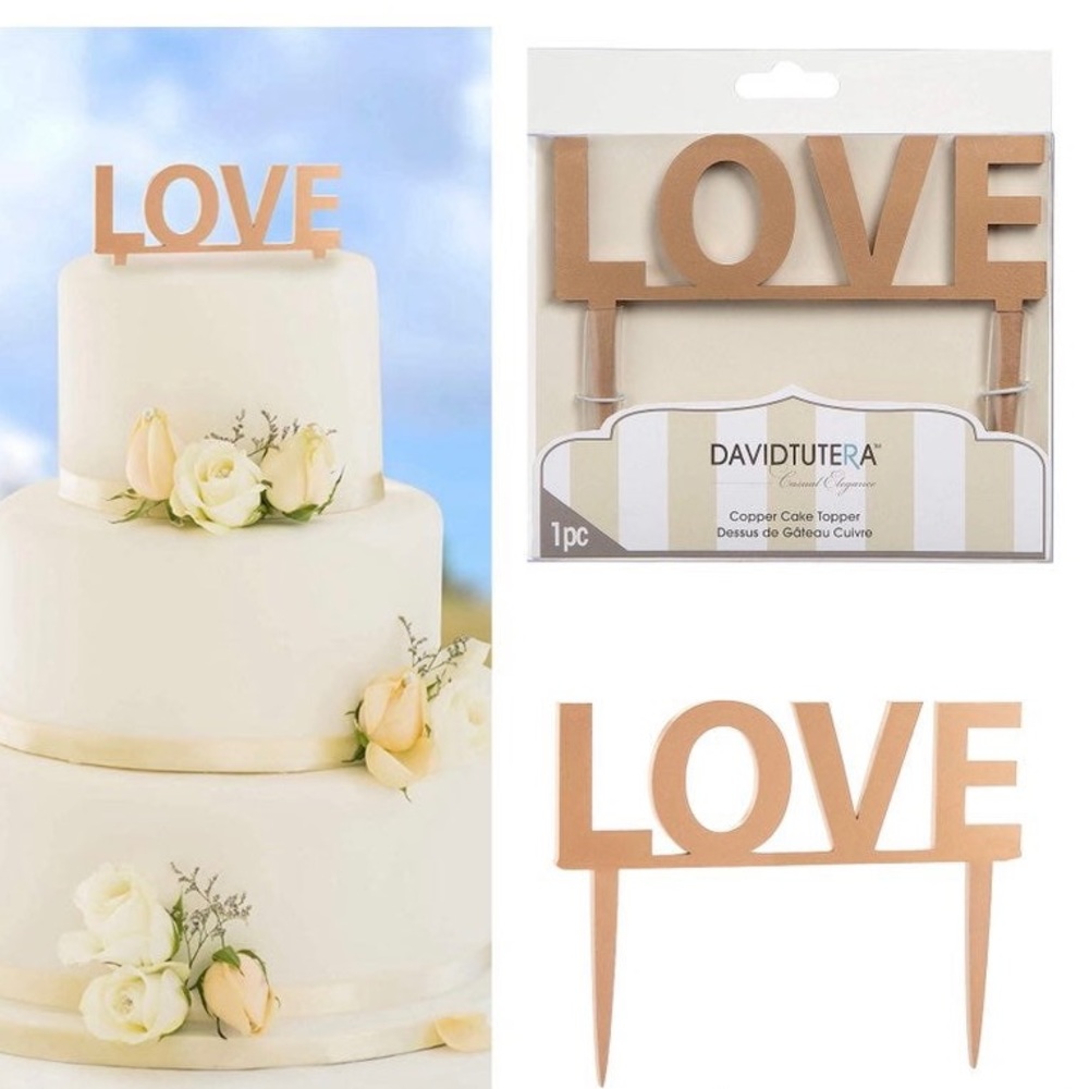 BRAND NEW “Love” Cake Topper
